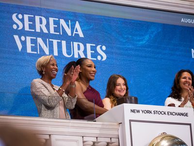 Serena ringing the opening bell of the NYSE