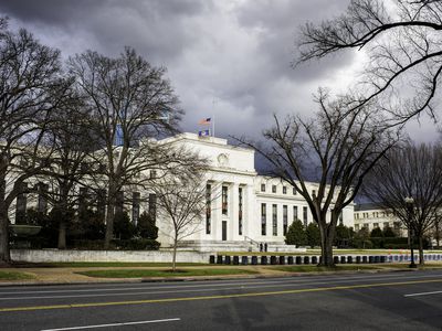 A photo of Federal Reserve headquarters in Washington.