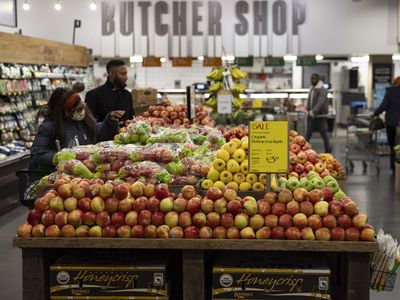  A view of grocery store in Washington DC, United States on February 14, 2024. Despite cooling inflation, food prices increased by another 0.4 percent in January 2024, according to the latest report from Consumer Price Index (CPI). 