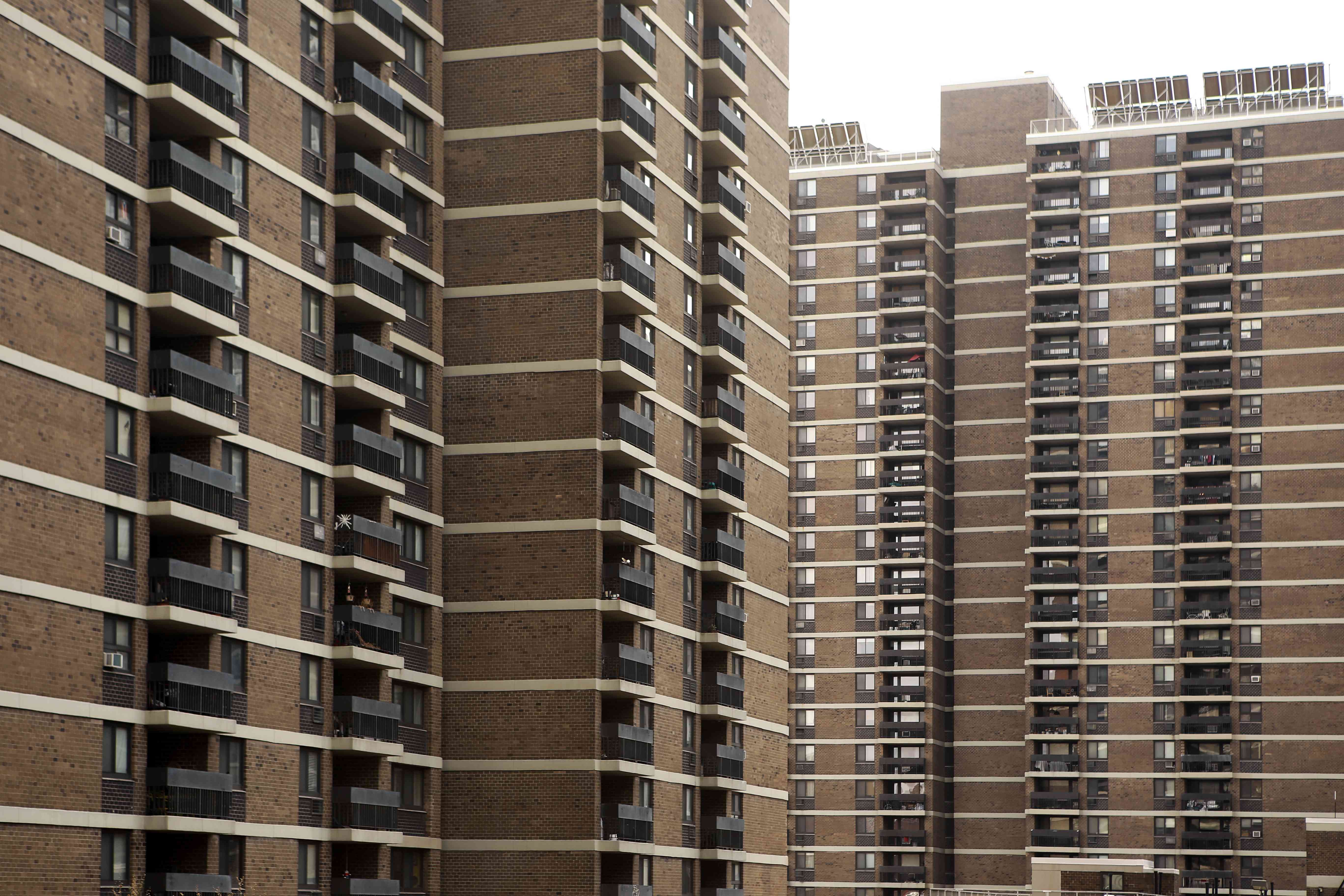 Housing project in the Lower East Side, Manhattan, New York City