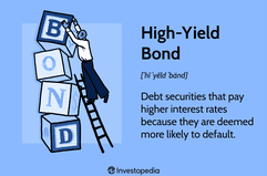 High-Yield Bond: Debt securities that pay higher interest rates because they are deemed more likely to default.