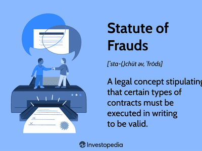 Statute of Frauds: A legal concept stipulating that certain types of contracts must be executed in writing to be valid.