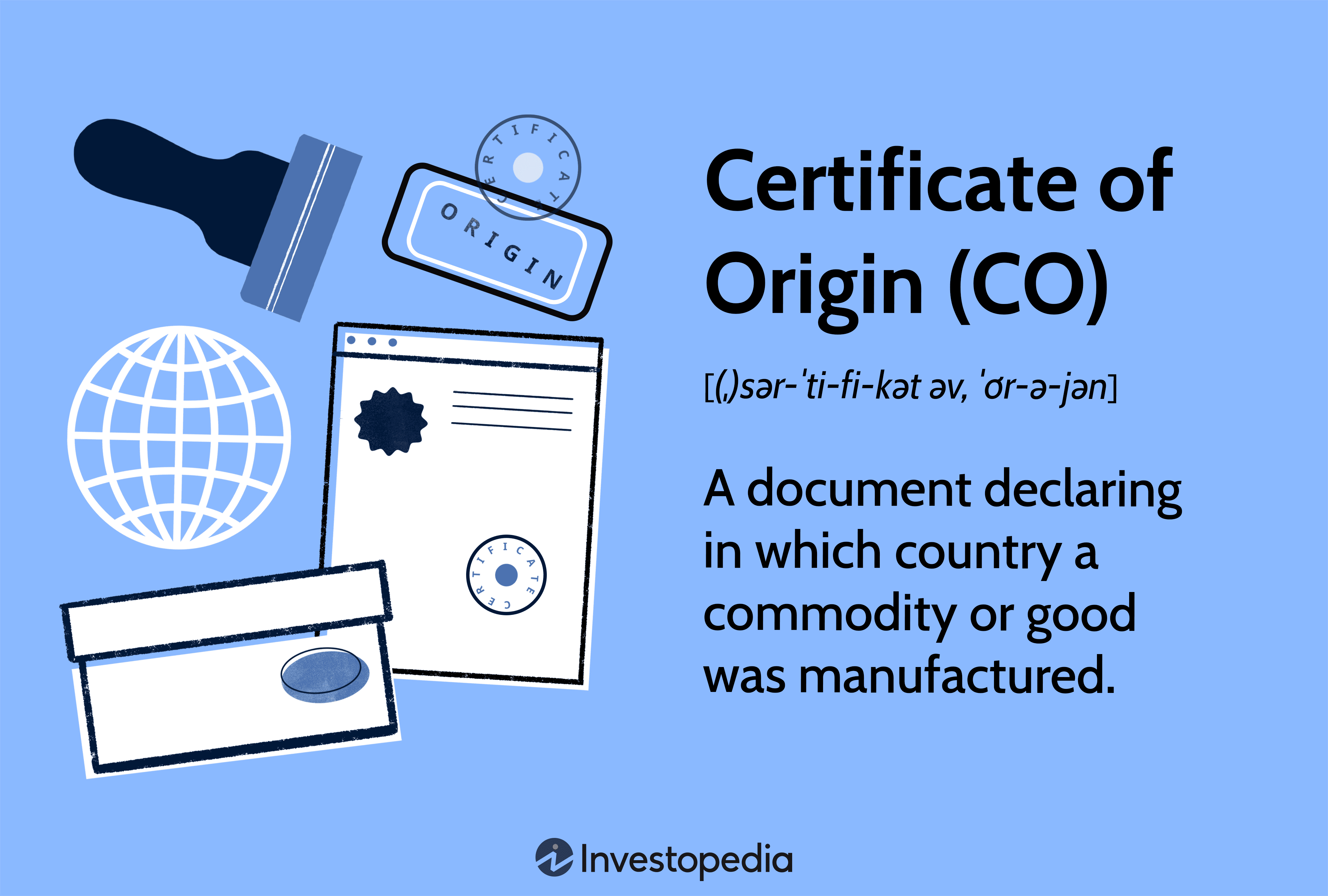 Certificate of Origin (CO)