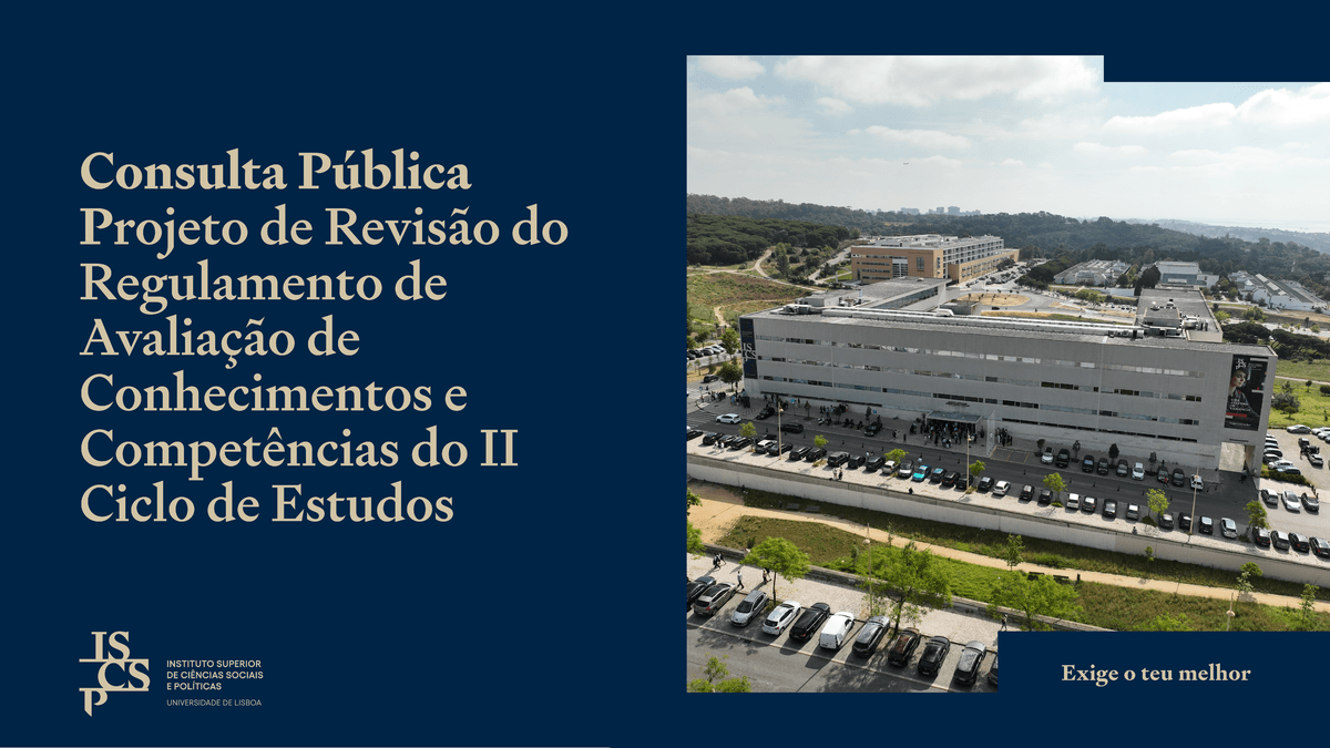 Consulta Pública Projeto de Revisão do Regulamento de Avaliação de Conhe