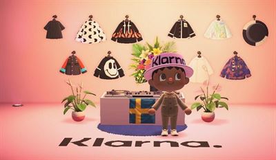 Klarna pop-up shop - Animal Crossing preview