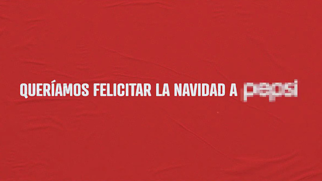 Felicitación Navidad Coca-Cola