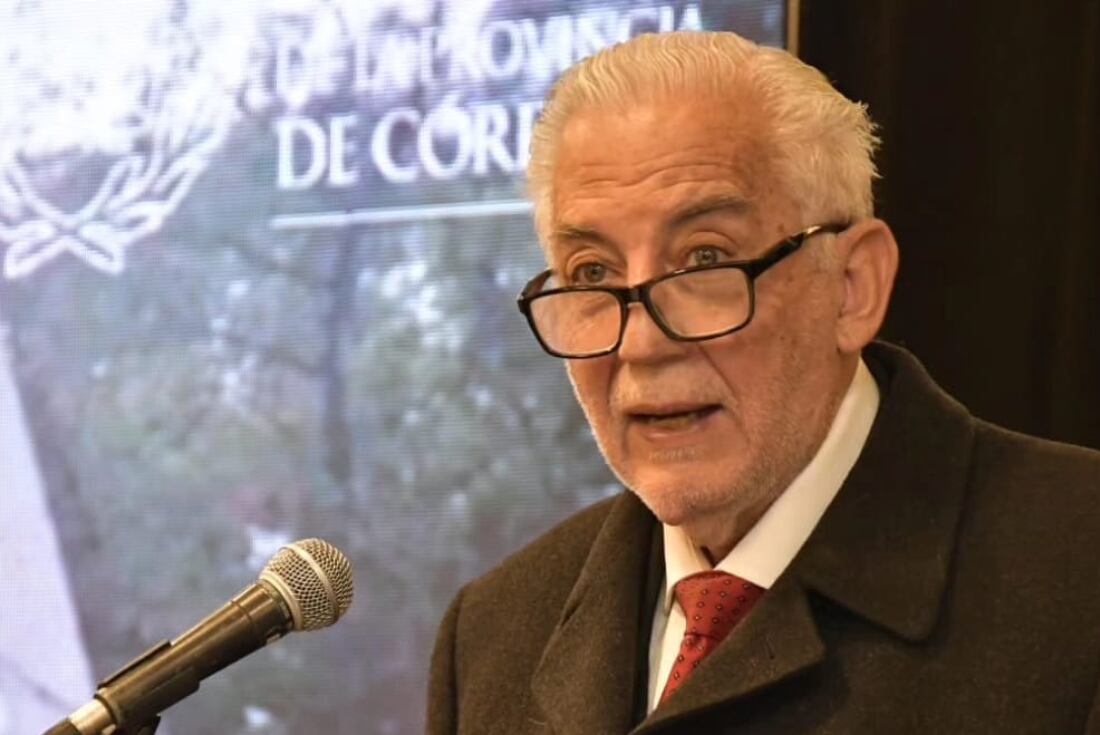 Dr. Luis Eugenio Angulo, Presidente del Tribunal Superior de Justicia. (Foto: gentileza Colegio de Escribanos de Córdoba)