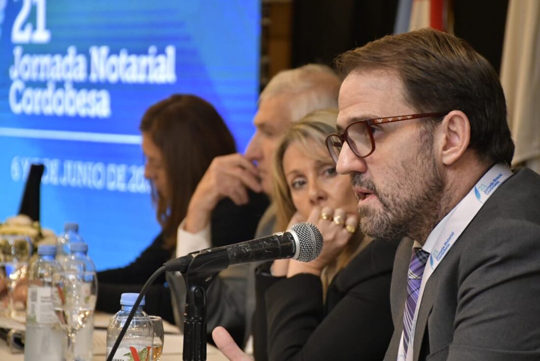 Dr Claudio Bonetto, asesor Penal del colegio de Escribanos. (Foto: gentileza Colegio de Escribanos de Córdoba)