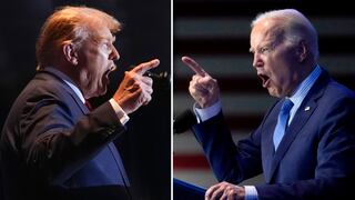 Donald Trump y Joe Biden.