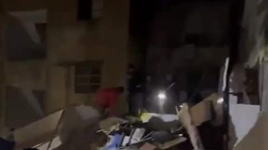 Israeli drone targets residential building in Chiyah, Beirut's southern suburbs (Video)