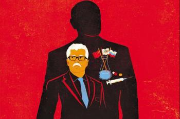 Grigory Rodchenkov publie un livre choc dans lequel il raconte trente ans de triche organisée dans le sport soviétique puis russe. (Illustration Chez Gertrud/Illustrissimo)