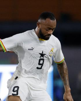 Soccer Football - Africa Cup of Nations - Group B - Egypt v Ghana - Felix Houphouet Boigny Stadium, Abidjan, Ivory Coast - January 18, 2024  Egypt's Hamdi Fathi in action with Ghana's Jordan Ayew REUTERS/Luc Gnago (Reuters)