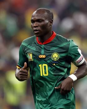 Vincent Aboubakar lors de la Coupe du monde 2022. (Maurice van Steen/ANP/Presse Sports)