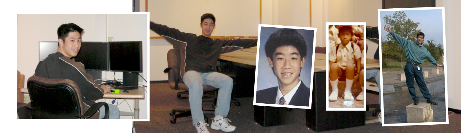 photos of Desney Tan throughout his life