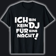 Lustiges Discjockey T-Shirt