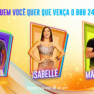 Como votar para ser campeão do BBB Davi, Isabelle ou Matteus