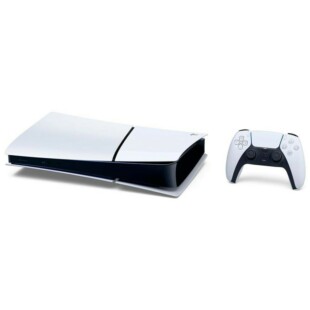 PS5 Slim + 2 Jogos, Edição Digital, Branco