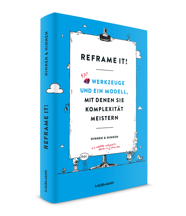 Buchcover Hinnen Reframe it 