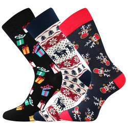 3PACK calcetines BOMA multicolor (christmas-mix C)