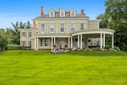 The home was expanded from a one-room farmhouse to a mansion in the mid-1800s..