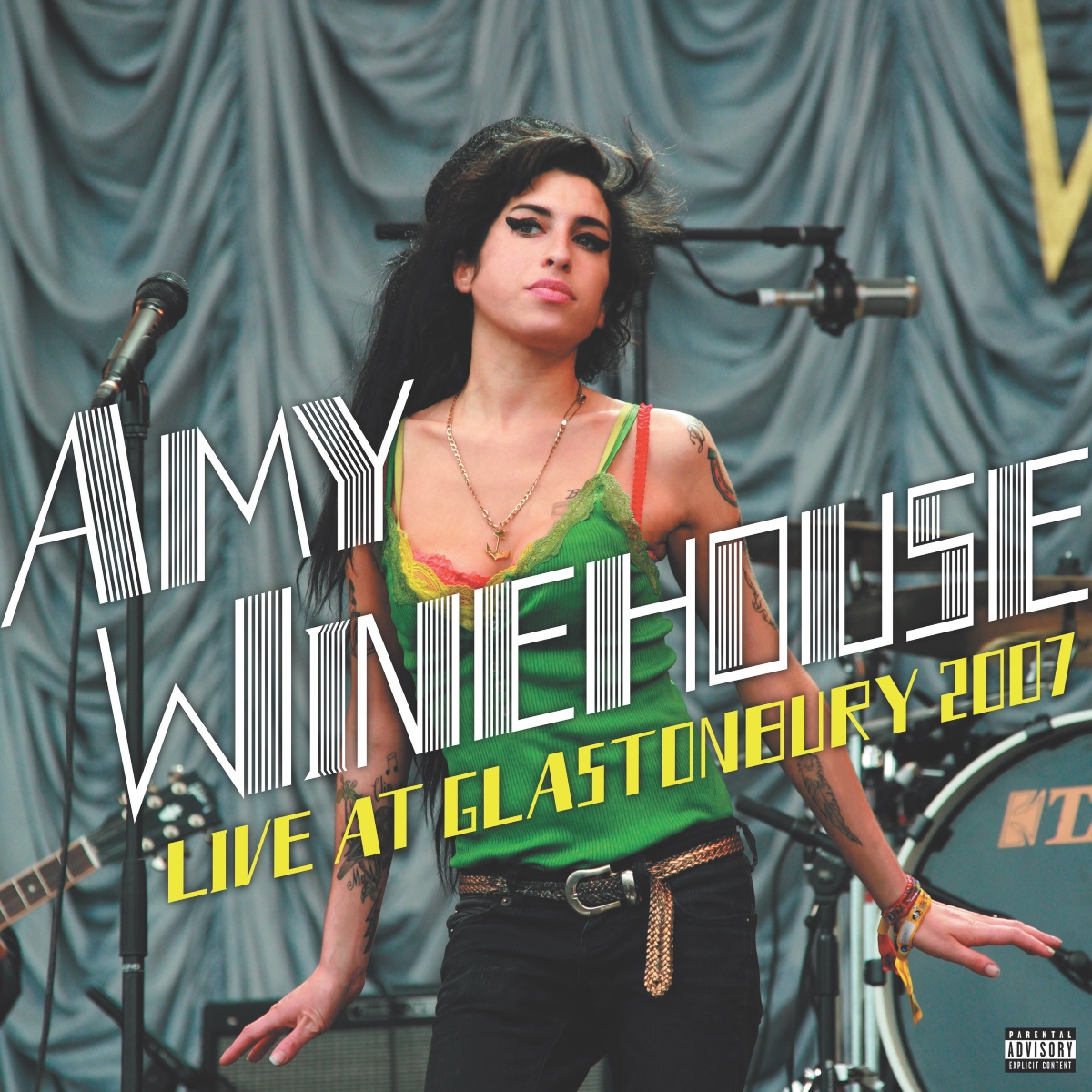 Amy Winehouse Glastonbury 2007 vinyl cover