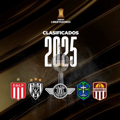 Los seis equipos que ya están clasificados para la Copa Libertadores 2025