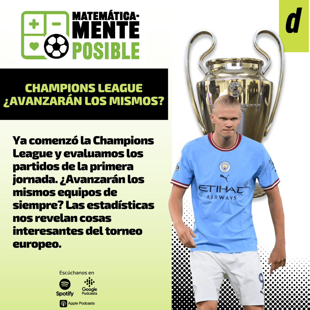 CHAMPIONS LEAGUE:  ¿AVANZARÁN LOS MISMOS?