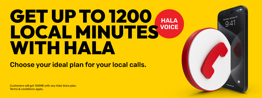 Hala Voice: Lots of local minutes to connect with loved ones!