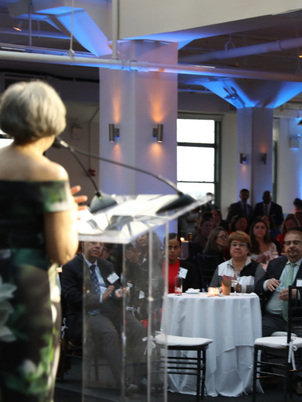 Louise Cohen speaking at PCDC's 30th Anniversary Gala