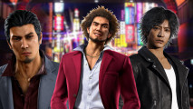 Like a Dragon characters Kiryu, Ichiban and Yagami