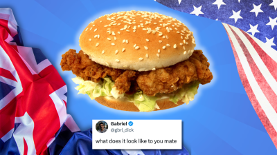 Americans Are Melting Down Over What We Call A ‘Chicken Burger’ Like Their Food Isn’t Mid At Best