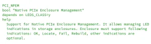 Intel Preps Native PCIe Enclosure Management "NPEM" For Standardized Storage LEDs