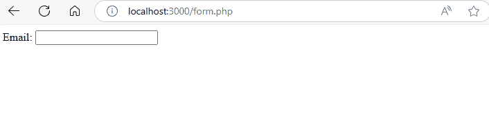 php form self-processing form xss attack