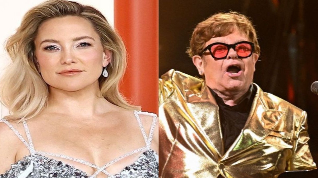 Kate Hudson and Elton John (Image via Getty Images)