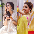 Nayanthara and Keerthy Suresh celebrates festival in traditional outfits, opting for timeless classics like white kurta and saree 