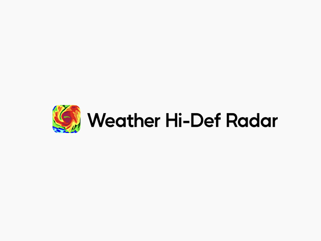 Product image for Weather Hi-Def Radar Storm Watch Plus multi-layered maps lifetime subscription Stack Commerce sponsored deal