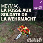 Sur le site des fouilles, dans la forêt de Meymac, à la recherches de restes des prisonniers de guerre allemands, le 27 juin 2023