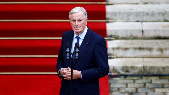 Michel Barnier, le 5 septembre 2024, Paris