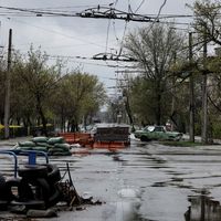 La ville de Severodonetsk, dans le Donbass, le week-end dernier avant le début de l'offensive