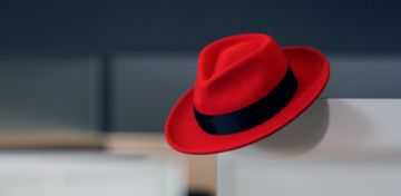 Red fedora