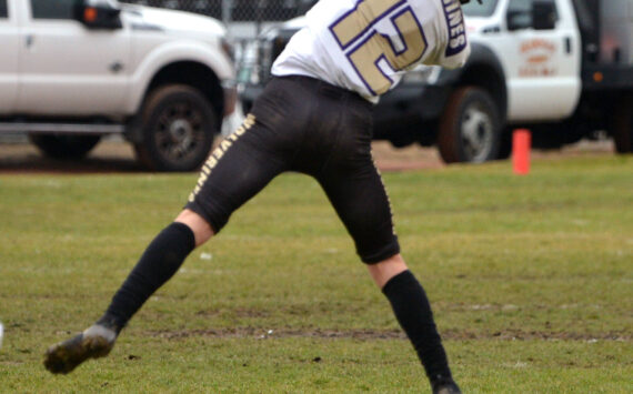 Contributed photo by Al Camp
Wolverine Channing Kleine throws the ball.