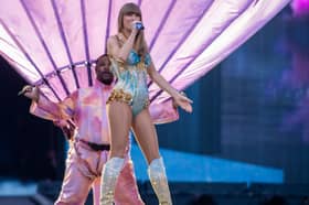 Taylor Swift performing on Friday at the first of her three Murrayfield gigs. (Photo by Lisa Ferguson/The Scotsman)