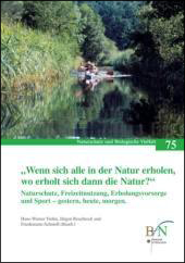 "Wenn sich alle in der Natur erholen, wo erholt sich dann die Natur?"