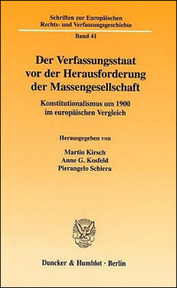 Der Verfassungsstaat vor der Herausforderung der Massengesellschaft