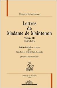 Lettres de Madame de Maintenon