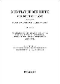 Nuntiaturberichte aus Deutschland nebst ergänzenden Aktenstücken