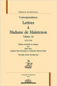 Lettres à Madame de Maintenon