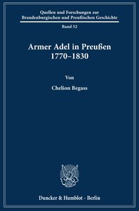 Armer Adel in Preußen 1770-1830