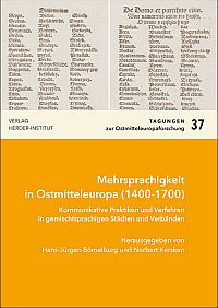 Mehrsprachigkeit in Ostmitteleuropa (1400-1700)