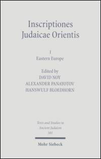 Inscriptiones Judaicae Orientis